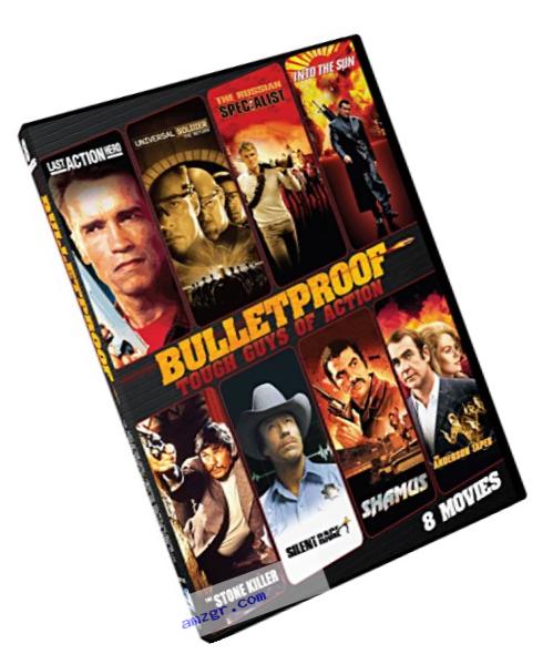 Bulletproof-Tough Guys of Action - 8 Pack: Last Action Hero, Universal Soldier, Russian Specialist, Into the Sun, Stone Killer, Silent Rage, Shamus, Anderson Tapes